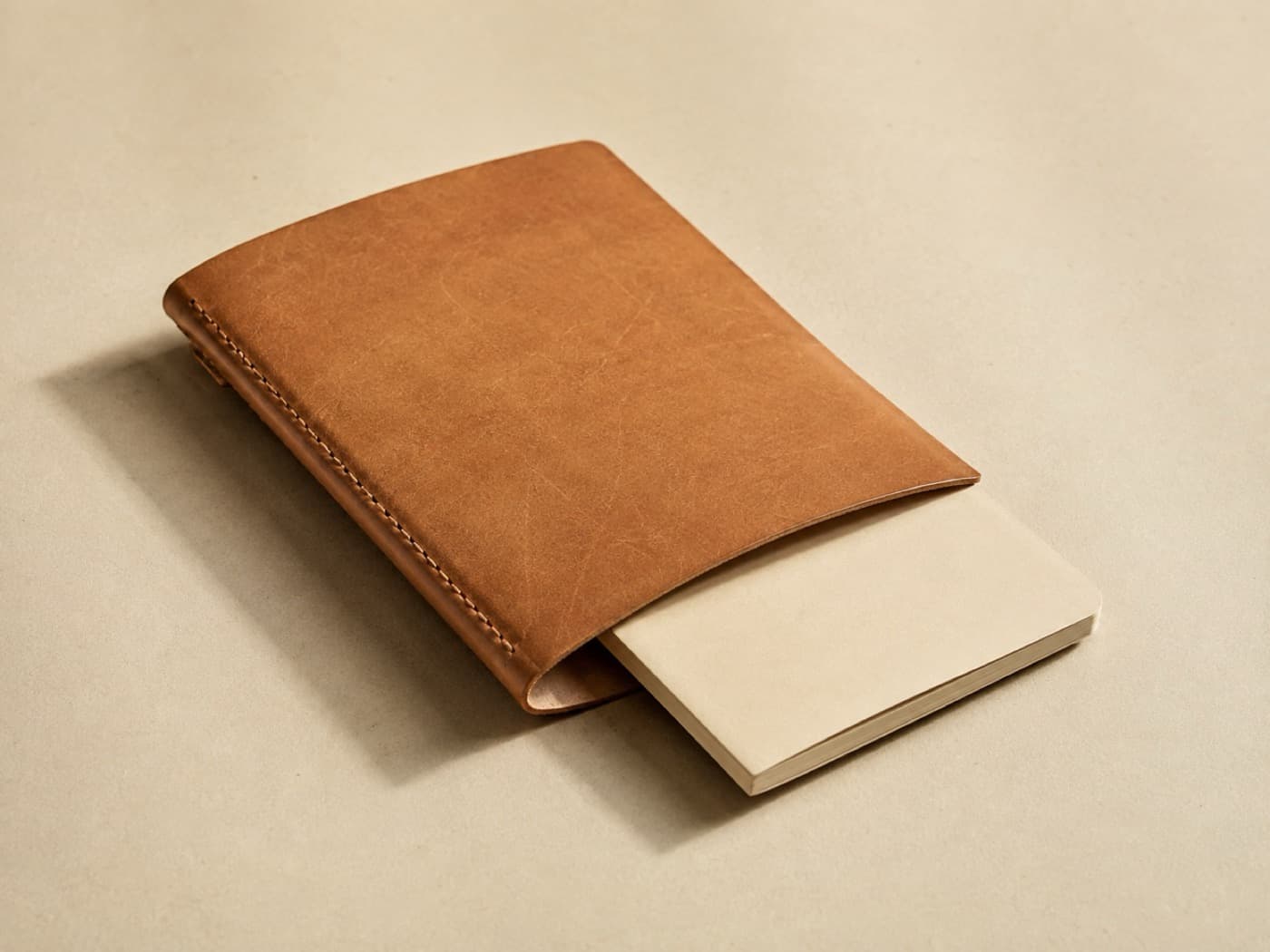 Notebook Cover A5, Refillable — One cover, an indefinite number of notebooks. Ships with the first insert.